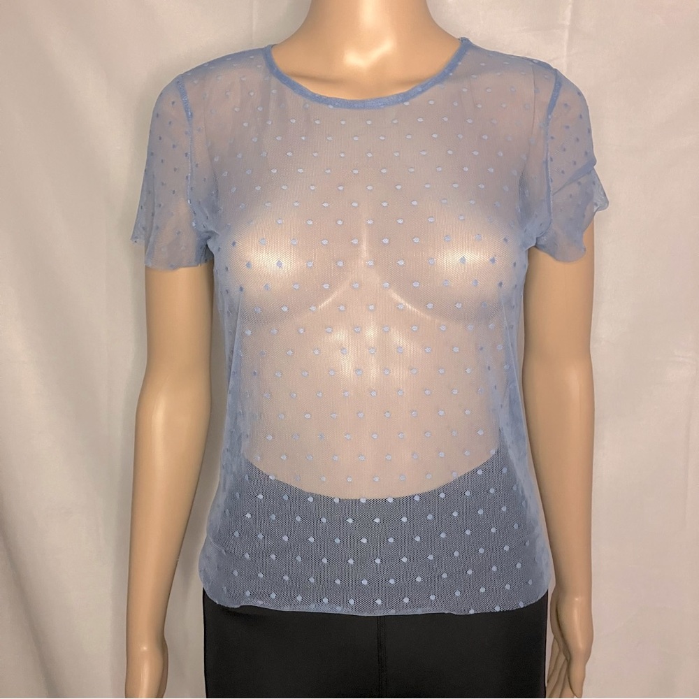 Antistar Sheer Polka Dot Tee